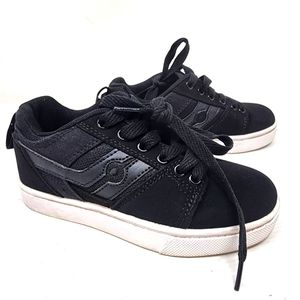 Heelys Black Boy's Roller Shoes‎ Black on Black Sneakers Childrens Youth Size 13